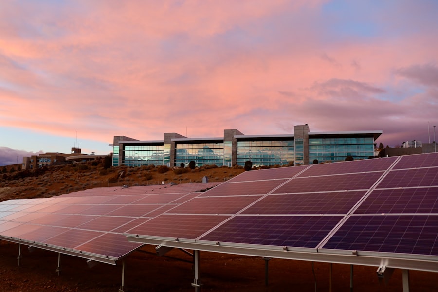Solar technician performing annual maintenance inspection